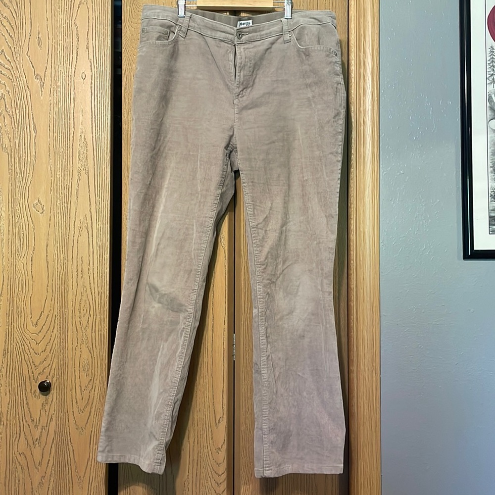 Corduroy pants. St. John’s bay size 16W